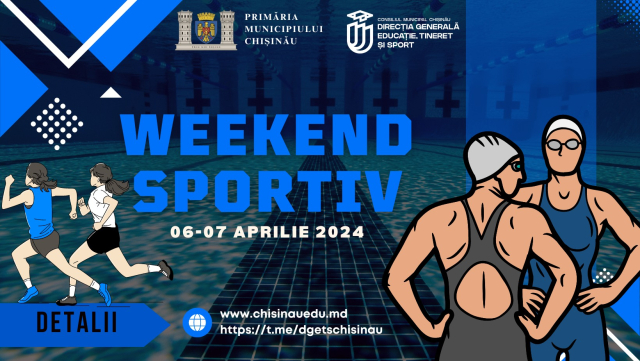 Evenimente sportive, organizate cu suportul APL Chișinău, prevăzute pentru zilele de 6-7 aprilie 2024